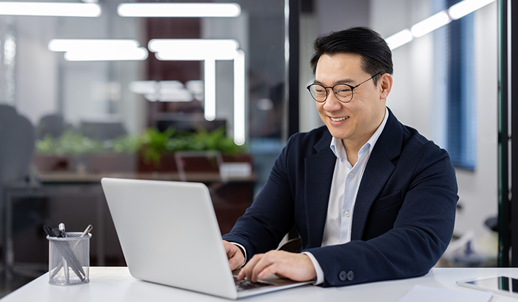 Person Using Laptop